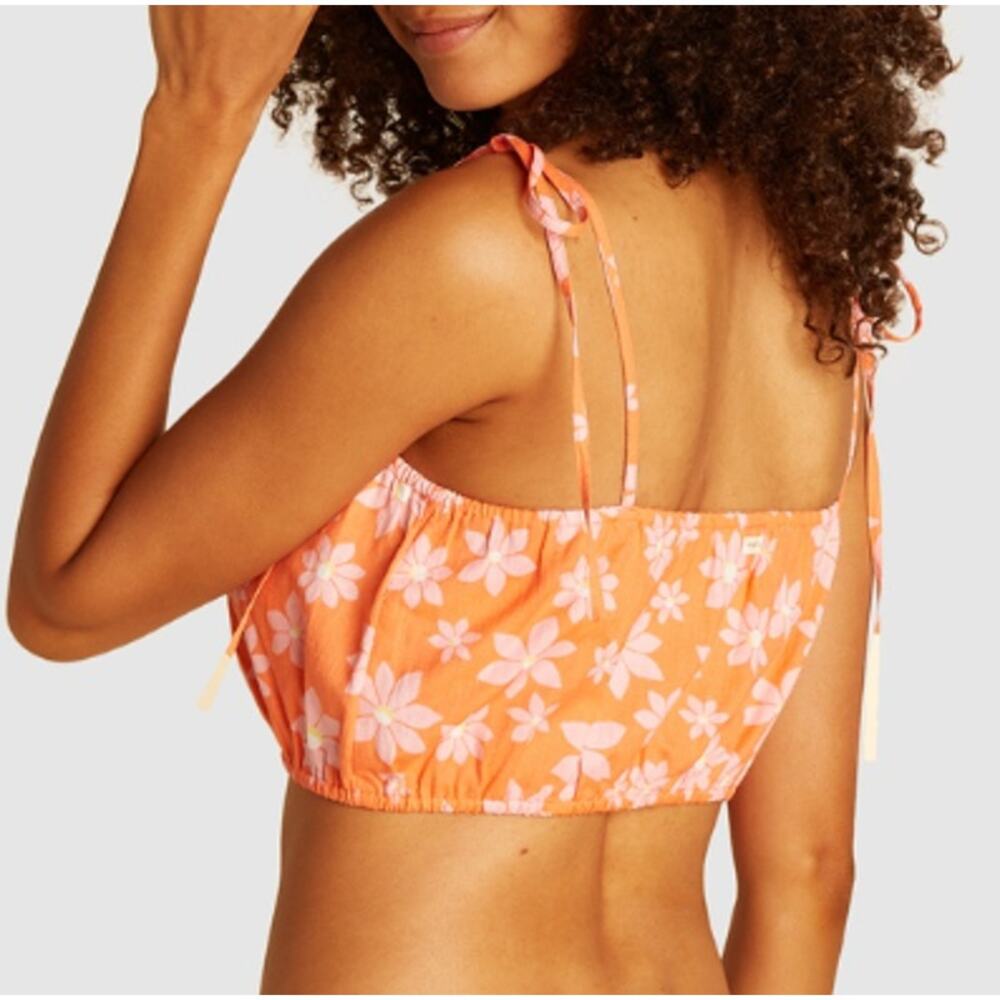 NEW BILLABONG X WRANGLER Women's Fireside Perfect Pair Crop Top Size S - Picture 2 of 9
